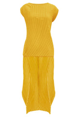 Pleated Slim Top and Skirt Set – Elegant Two-Piece Women’s Outfit