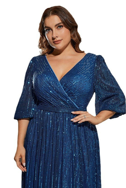 Elegant Women’s Evening Gown – Banquet Host Dress with Queen Aura and Slimming Fit