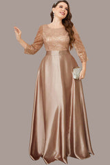 Plus Size Evening Dress – Elegant Party Host Skirt with Flattering Slim Design