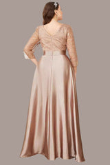 Plus Size Evening Dress – Elegant Party Host Skirt with Flattering Slim Design