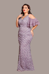 Sequin Mermaid Evening Dress – Elegant Slim Fishtail Gown for Women