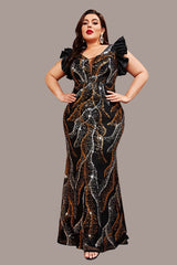 Elegant Sequin Mermaid Long Skirt – Slim Fit Party Dress